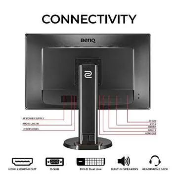 BenQ ZOWIE RL2460S 24 inch 1080p Gaming Monitor | 1ms 75Hz | Black Equalizer & Color Vibrance for Competitive Edge | Dual HDMI