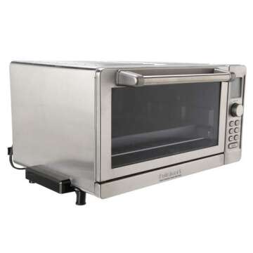 Cuisinart TOB-135N Deluxe Convection Toaster Oven Broiler, Brushed Stainless, Silver