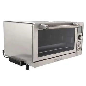 Cuisinart TOB-135N Deluxe Convection Toaster Oven Broiler, Brushed Stainless, Silver