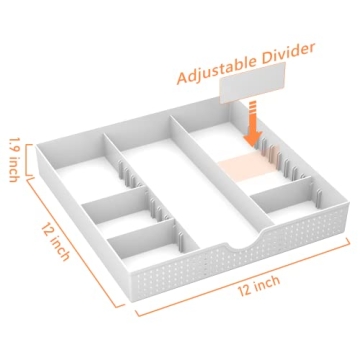 Adjustable Drawer Organizer - Perfect Clutter Free Solution