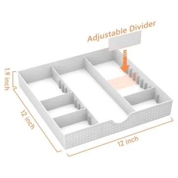 Adjustable Drawer Organizer - Perfect Clutter Free Solution