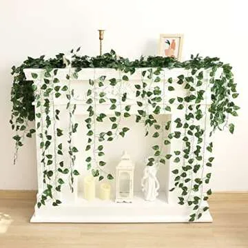 CEWOR 24 Pack 173ft Ivy Garland – Nature Decor for Events
