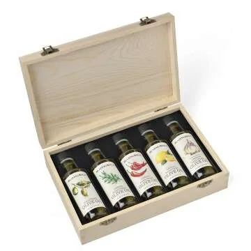 Blazing Bella Balsamic and Olive Oil Gift Set - Gourmet Flavors