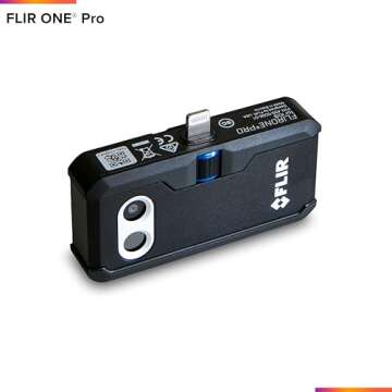 FLIR ONE Pro - High Resolution (160x120) Thermal Imaging Camera for iOS Smartphones (iPhone w/Lightning Port Only)