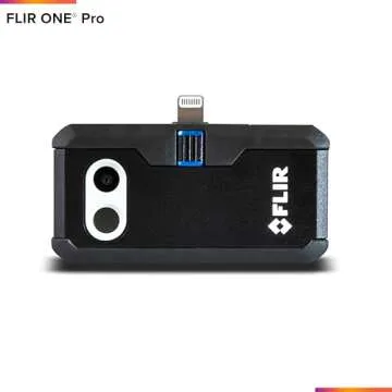 FLIR ONE Pro - High Resolution (160x120) Thermal Imaging Camera for iOS Smartphones (iPhone w/Lightning Port Only)