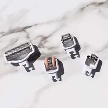 BeautyBio GloPRO️ At-Home Microneedling Tool + 4 Attachment Heads: Face, Eye, Lip & Body. Restores volume and maximizes skincare benefits