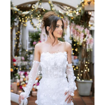 Buy Hoepoly Strapless White Wedding Dress 2025 Online