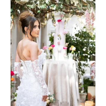 Buy Hoepoly Strapless White Wedding Dress 2025 Online