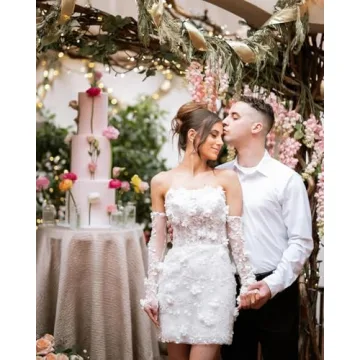 Buy Hoepoly Strapless White Wedding Dress 2025 Online