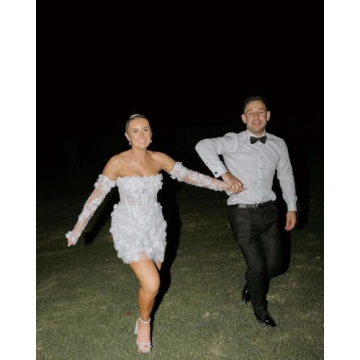 Buy Hoepoly Strapless White Wedding Dress 2025 Online