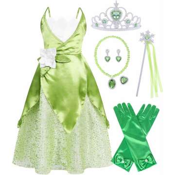 Tiana Princess Dress for Kids - Costume & Party