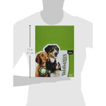 Whimzees Veggie Sausage Treats for Dental Health in Dogs