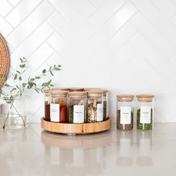 Minimalist Spice Jar Labels for Kitchen Organization