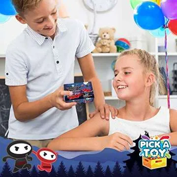 PICK A TOY Ninja Toys - Sticky Fun for Kids Ages 3-12