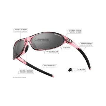 Tifosi Women's Alpe 2.0 Crystal Pink Sunglasses