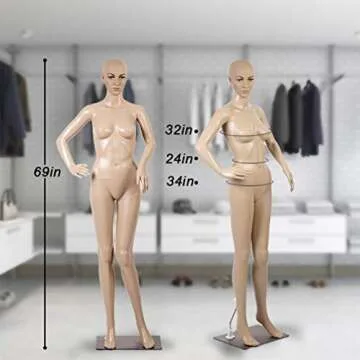 Adjustable Female Mannequin Dress Form for Display