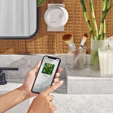 NEST Fragrances Bamboo & Grapefruit Smart Home Fragrance Diffuser Set, Bamboo, Grapefruit