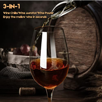 YouYah Wine Chiller Stick - 3-in-1 Rapid Chilling Rod