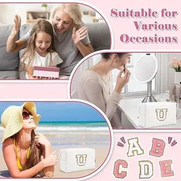 Buy Stylish Personalized Initial Makeup Bag for Teens and Women