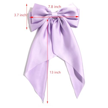 SUSULU Blue Hair Bow Clips for Women Stylish Accessories