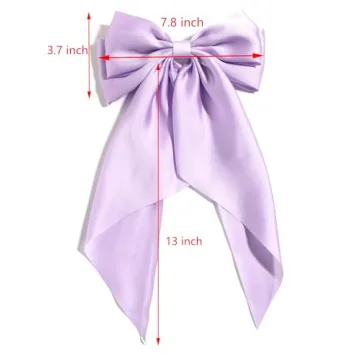 SUSULU Blue Hair Bow Clips for Women Stylish Accessories