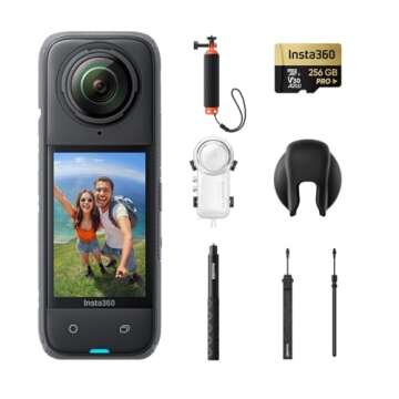 Insta360 X4 Invisible Dive Bundle - 8K Waterproof 360 Action Camera, 4K Wide-Angle Video, Invisible ...