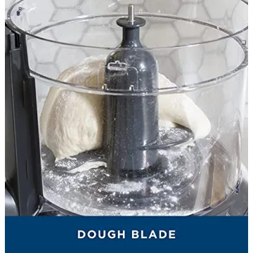 Versatile 12-Cup GE Food Processor with Stainless Steel Accessories