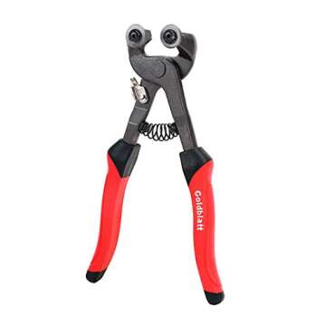Goldblatt G02007 Glass Tile Nippers: Precision & Comfort Combined