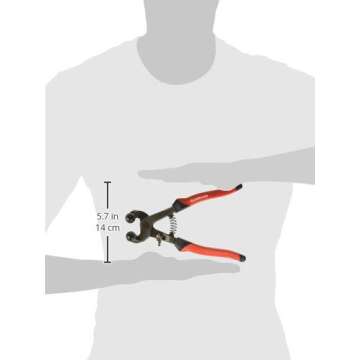Goldblatt 12 Inch Glass Tile Nippers for Easy Cutting and Shaping