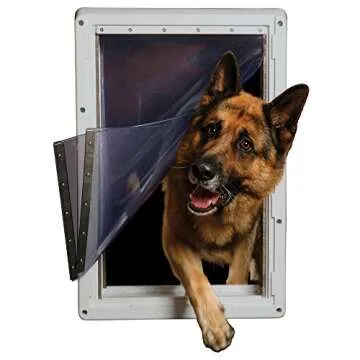 Ideal Pet Products Designer Series Ruff-Weather Pet Door with Telescoping Frame, Super Large, 15" x 23.5" Flap Size