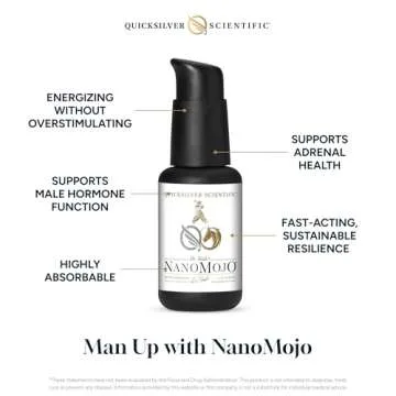 NanoMojo Energy Boost Elixir for Men - 19 Herbal Ingredients