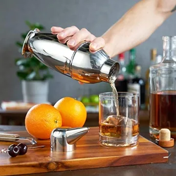 Viski Penguin Cocktail Shaker - Stylish Bar Essential