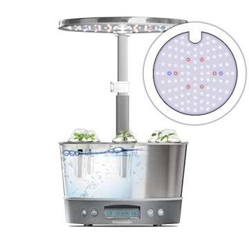 AeroGarden Harvest Elite 360, Stainless Steel