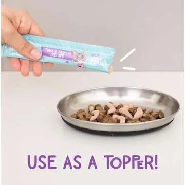 LOVE, NALA - Natural Lickable Cat Squeeze Up Treat,Topper - Variety Pack Mousse - Wet Food Cat Puree - Grain Free, Fiber Blend, Minerals, Vitamins - 24 Pack 12 oz.