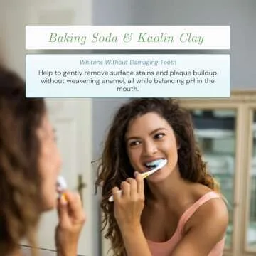 OraWellness Shine Remineralizing Tooth Powder, Natural Teeth Whitening Powder with Hydroxyapatite, Flouride Free Tooth Repair, Natural Teeth Whitening, Teeth Polish & Stain Remover, Fresh Mint