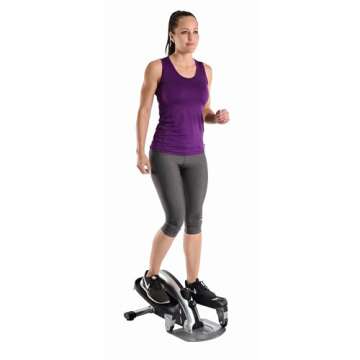 Stamina Inmotion Compact Strider Foot Exercise Machine - Under Desk Elliptical - Standing or Seated Elliptical Fitness Equipment