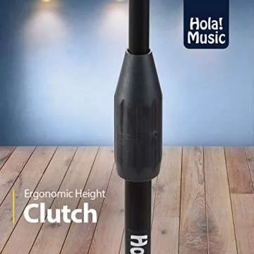Hola! Music Mic Stand Adjustable for Home or Stage Use