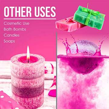 U.S. Art Supply Jewelescent Aqua Mica Pearl Powder Pigment, 3.5 oz (100g) Sealed Pouch - Cosmetic Gr...