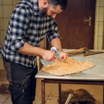 Redneck Convent Hog Scraper Flesher Hide Tanning Tool