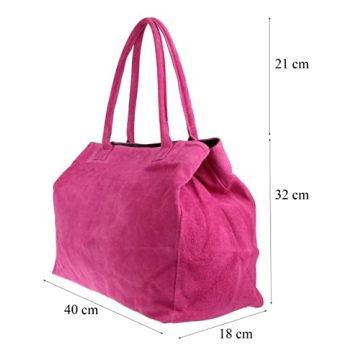 Elegant Expandable Suede Leather Shoulder Bag for Women