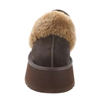 UGG Women's Funkette Slipper, Burnt Cedar, 8