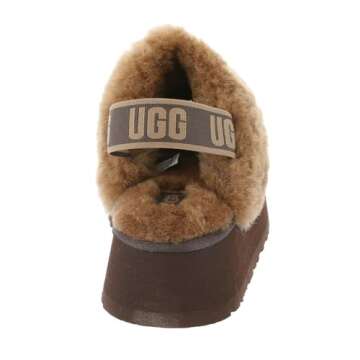 UGG Women's Funkette Slipper, Burnt Cedar, 8