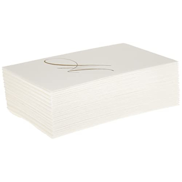 Caspari Monogrammed Guest Towels Pack of 24 Stylish and Elegant