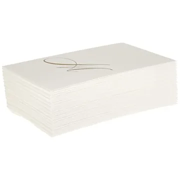 Caspari Monogrammed Guest Towels Pack of 24 Stylish and Elegant