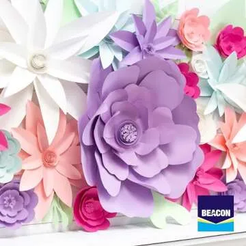 BEACON Zip Dry Fast-Drying Paper Art Glue - Archival Quality, Acid & Lignin Free, Wrinkle-Resistant Adhesive, 2-Ounce