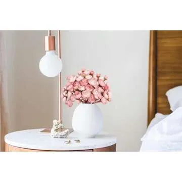 Soulfloral Artificial Ranunculus Flowers (18 Pieces, Dusty Rose), Silk Mini Bouquets for Home Decor, Wedding, Table Centerpiece and Bridal Shower, Faux DIY Floral Arrangements MG4