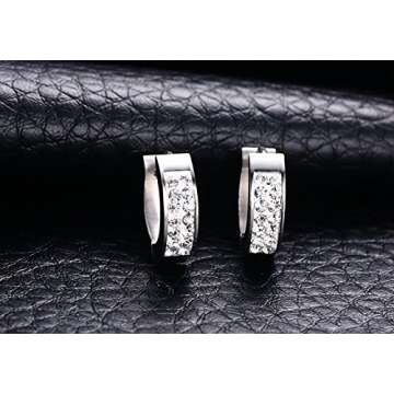 Elegant Stainless Steel Huggie Hoop Earrings for All