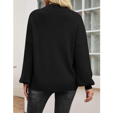 Zeagoo Stylish Long Sleeve Turtleneck Sweater for Women