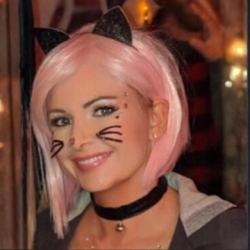 Merroyal Glitter Cat Ears Headband for Halloween & Cosplay