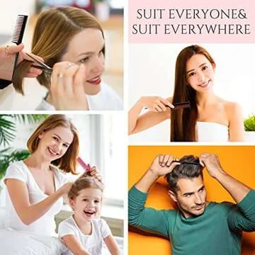 Leinuosen Triple Teasing Comb Set for Volume Styling